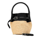 Celine Woven Raffia Nano Bucket Bag