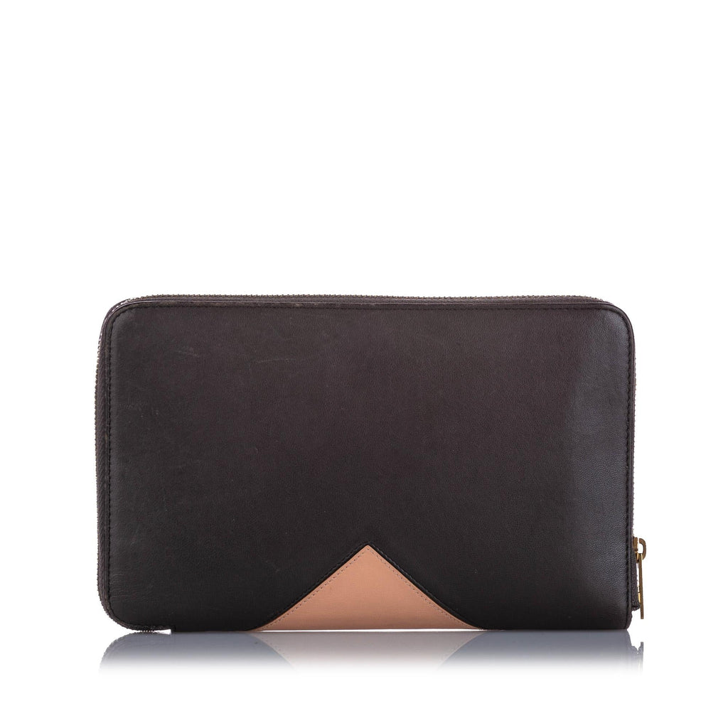 Celine Zip Around Leather Wallet (SHG-21934)