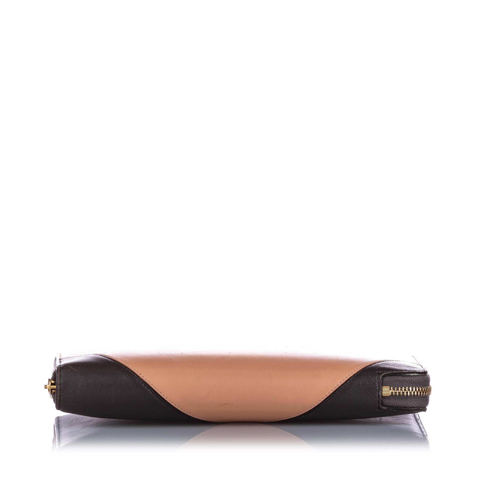 Celine Zip Around Leather Wallet (SHG-21934)
