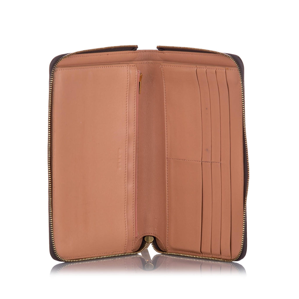 Celine Zip Around Leather Wallet (SHG-21934)