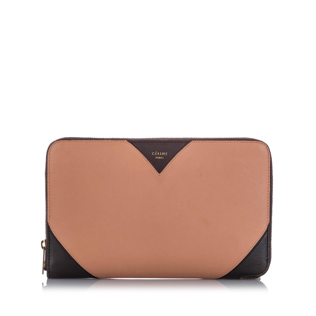 Celine Zip Around Leather Wallet (SHG-21934)