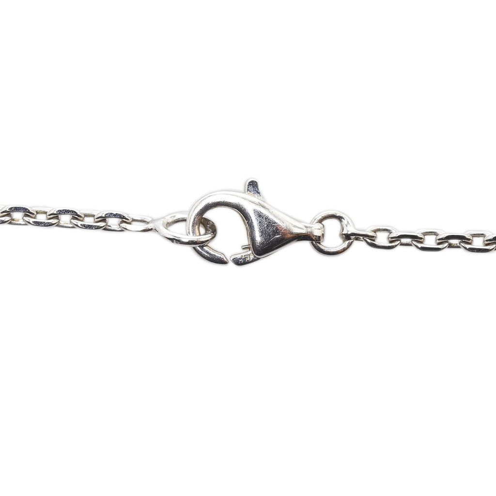 Chanel 18K White Gold Diamond Camellia Necklace Camellia Necklace (SHG-eamwS2)
