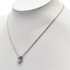 Chanel 18K White Gold Diamond Camellia Necklace Camellia Necklace (SHG-eamwS2)