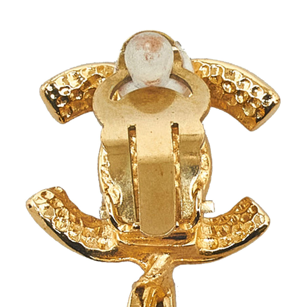 Chanel CC Drop Earrings