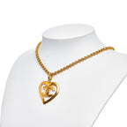Chanel CC Heart Pendant Necklace (SHG-8fpssY)