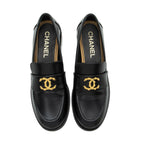 Chanel CC Moccasin Loafers - Size 10 / 40
