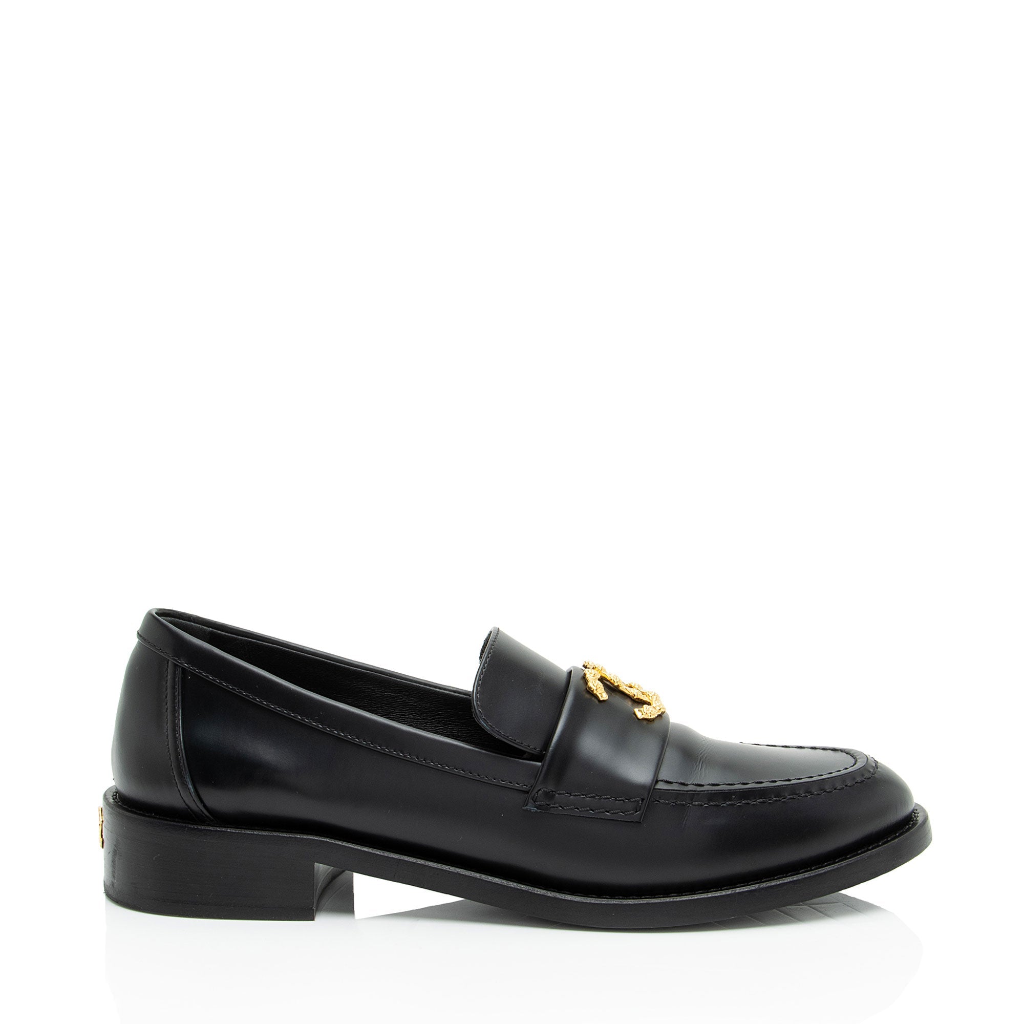 Chanel CC Moccasin Loafers - Size 10 / 40