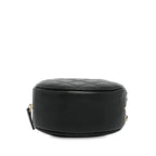 Chanel CC Quilted Caviar Round Clutch With Chain (SHG-ov2ka3)