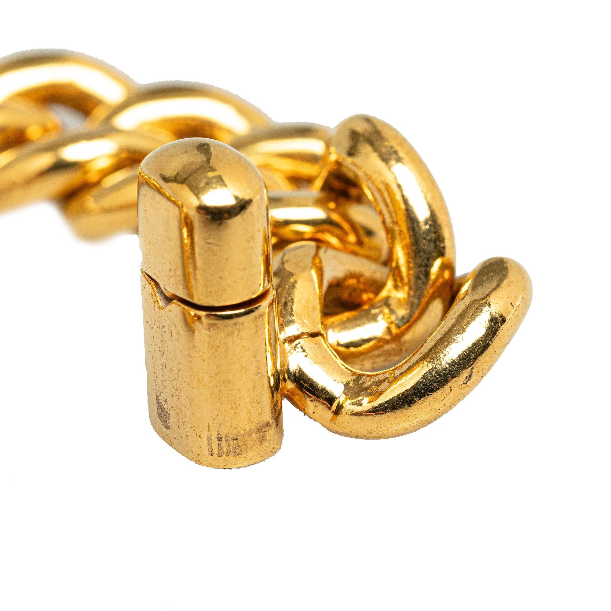 Chanel CC Turnlock Chain Bracelet (SHG-6Xbkt3)