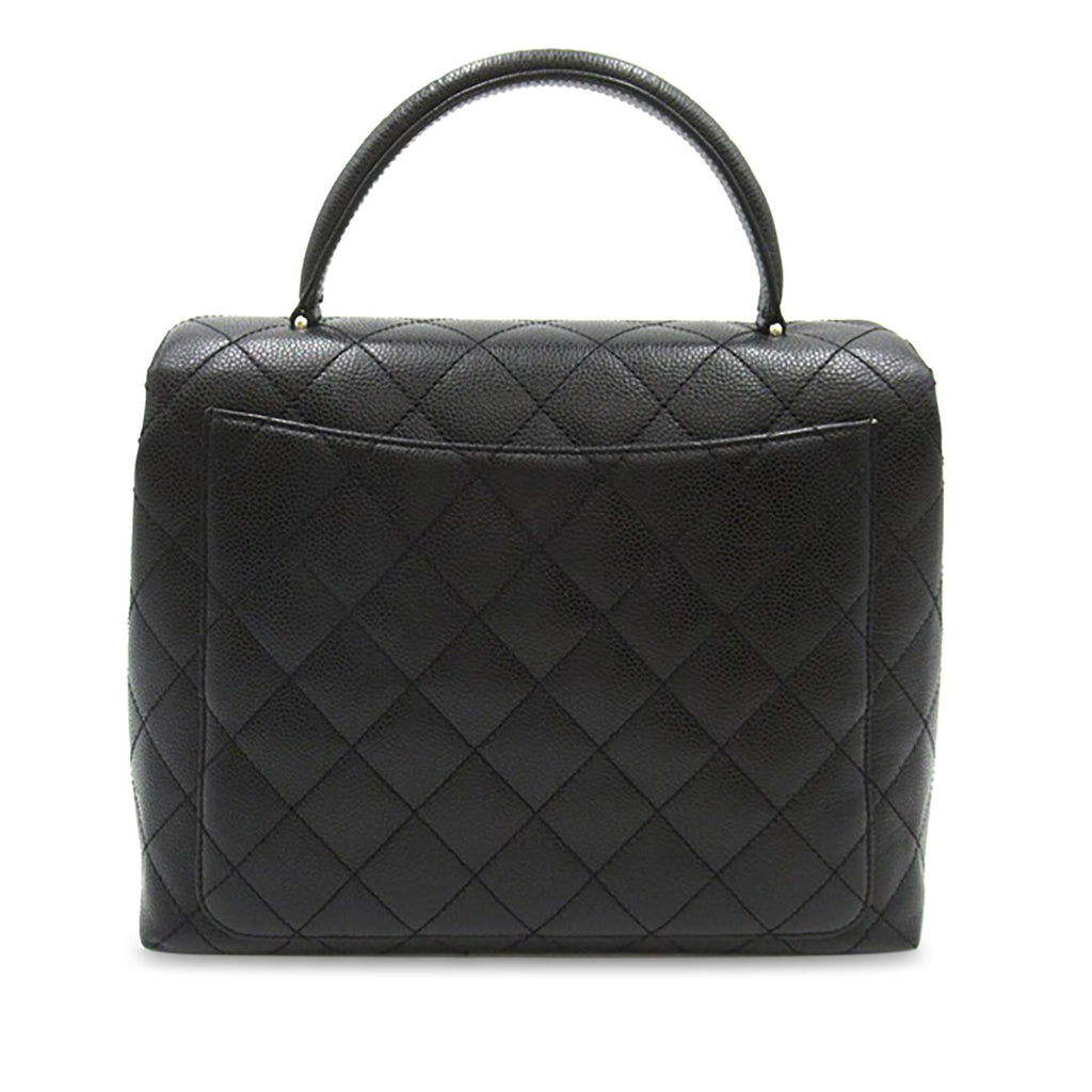 Chanel Caviar Kelly Top Handle Bag (SHG-BXOXtp)