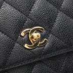 Chanel Caviar Kelly Top Handle Bag