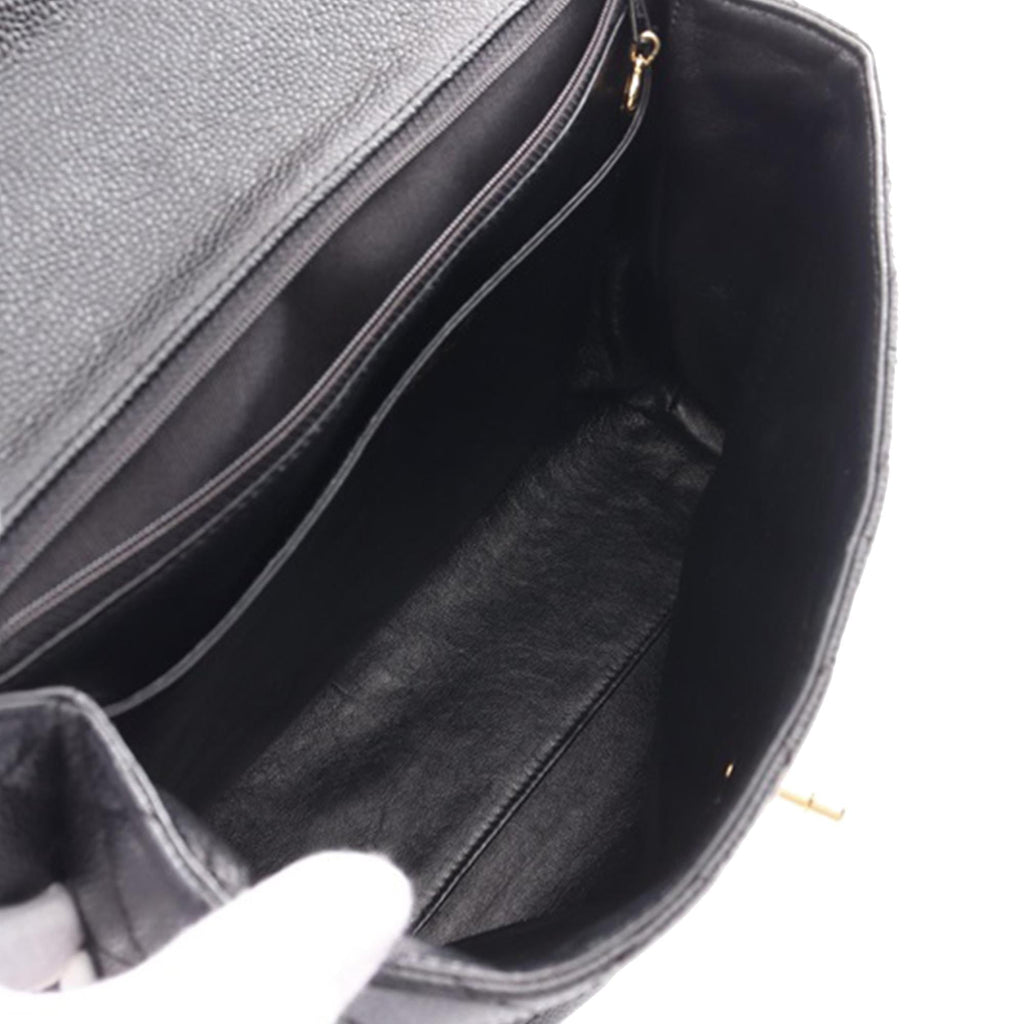 Chanel Caviar Kelly Top Handle Bag