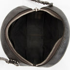 Chanel Caviar Leather CC Filigree Round Clutch with Chain (SHF-B82Fj9)