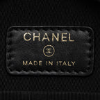 Chanel Caviar Leather CC Filigree Round Clutch with Chain - FINAL SALE (SHF-eQCfuj)