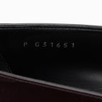 Chanel Crackled Goatskin CC Charm Cap Toe Loafers - Size 7.5 / 37.5