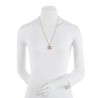 Chanel Crystal Pearl CC Necklace (SHF-RxHf2H)