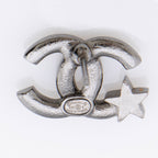 Chanel Crystal Star CC Stud Earrings (SHF-dkIPLL)