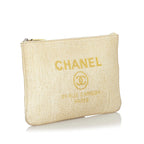 Chanel Deauville O-Case Raffia Clutch Bag (SHG-30795)