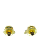 Chanel Enamel Camellia CC Push Back Earrings (SHG-5M4mCf)