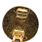 Chanel Gold Plated CC Clip On Earrings (SHG-lLSLqx)