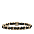 Chanel Gold Plated CC Turnlock Bangle Bracelet
