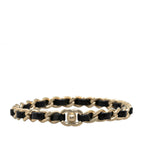 Chanel Gold Plated CC Turnlock Bangle Bracelet