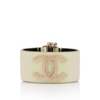 Chanel Iridescent Calfskin CC Hinged Bracelet