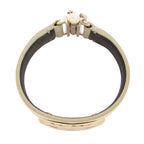 Chanel Iridescent Calfskin CC Hinged Bracelet