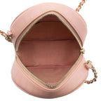 Chanel Iridescent Caviar Leather Mother of Pearl CC Round Clutch with Chain (SHF-YKChQe)