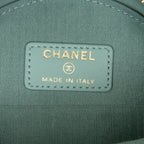 Chanel Lambskin 19 Round Clutch with Chain (SHG-LNLH4i)