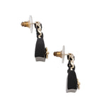 Chanel Lambskin CC Turnlock Chain Flap Bag Earrings (SHF-OSbL4p)