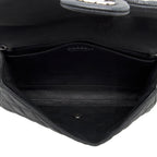 Chanel Matte Caviar Leather Chain Flap Clutch Bag (SHF-19570)