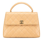 Chanel Medium Lambskin Kelly Top Handle Bag