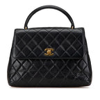 Chanel Medium Lambskin Kelly Top Handle Bag