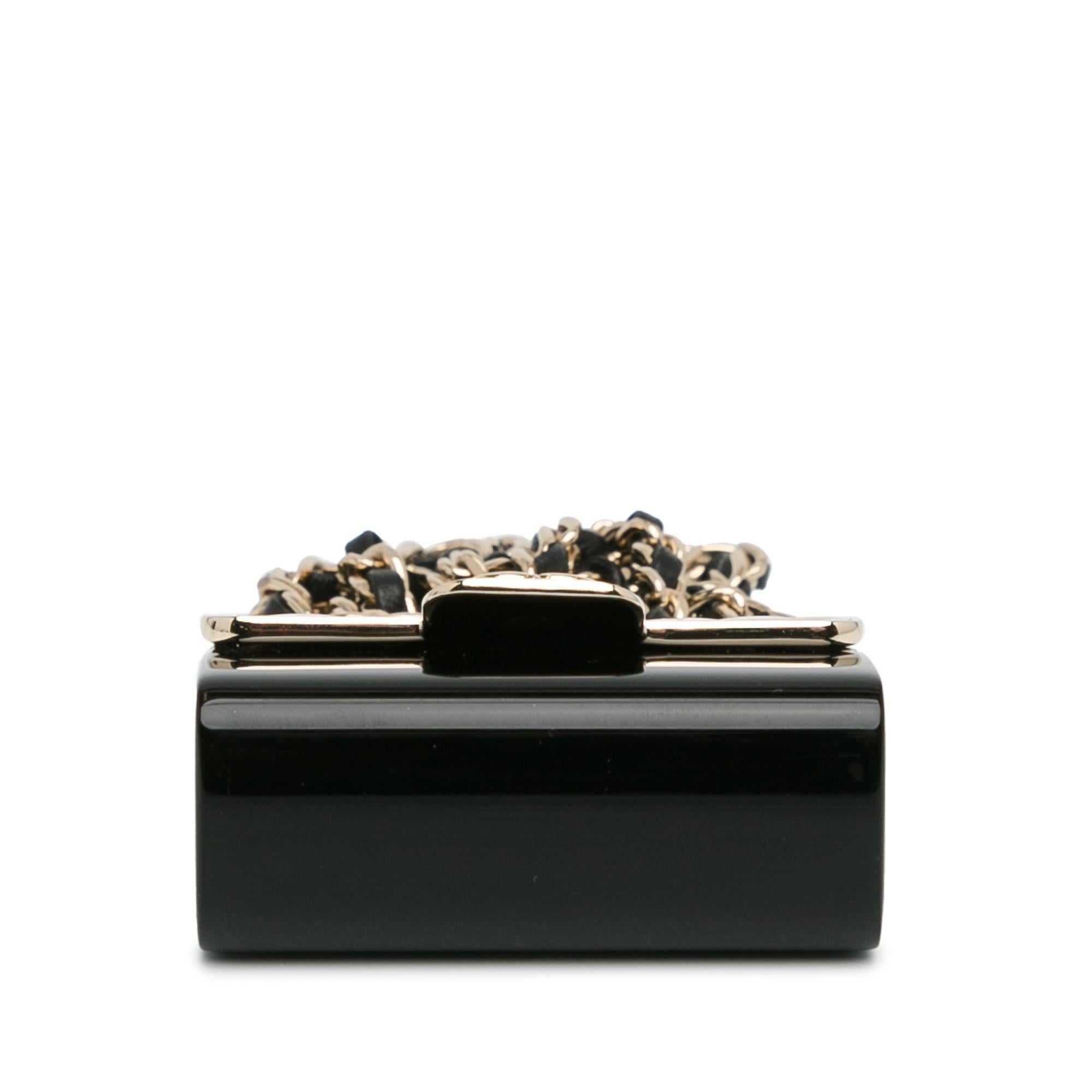 Chanel Metal And Resin Chain Flap Pendant Necklace (SHG-E4qmNQ)