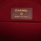 Chanel Quilted Caviar Round Clutch With Chain (SHG-oNHYrK)