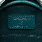 Chanel Quilted Caviar Round Clutch With Chain (SHG-mbgcsF)