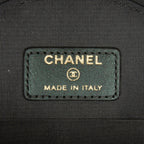 Chanel Quilted Iridescent Caviar Round Clutch With Chain (SHG-5vHUZc)