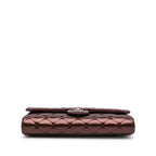 Chanel Quilted Patent Clutch With Chain (SHG-J73nHn)