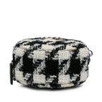Chanel Round Tweed 19 Clutch with Chain and Lambskin Coin Purse (SHG-QcxD1I)