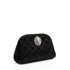 Chanel Satin Leo Lion Clutch