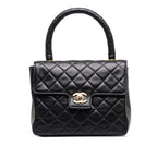 Chanel Small Lambskin Kelly Top Handle Bag