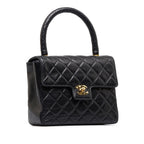 Chanel Small Lambskin Kelly Top Handle Bag
