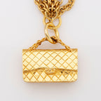 Chanel Vintage Flap Bag Necklace
