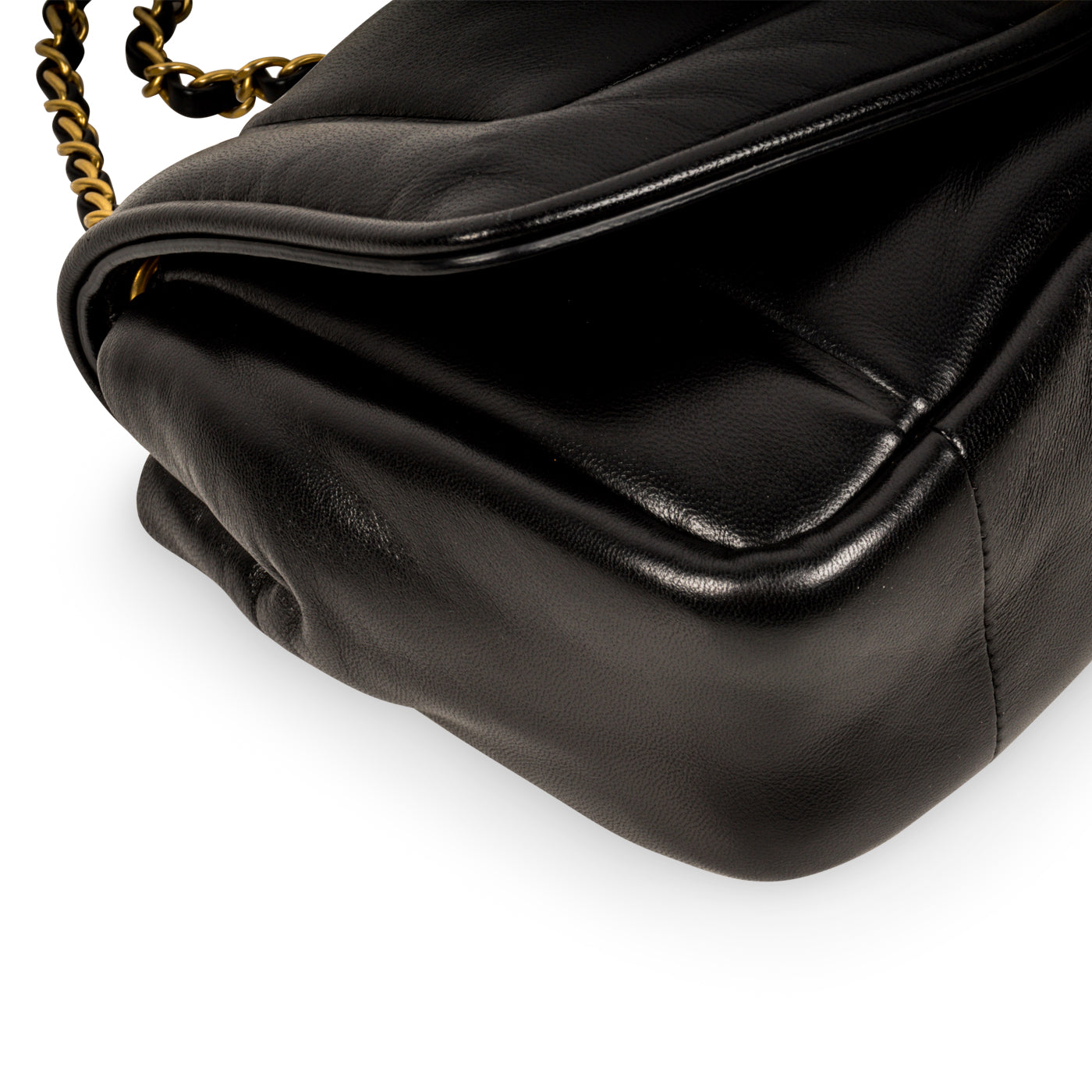 "Vintage" Puffy Flap Bag - Small