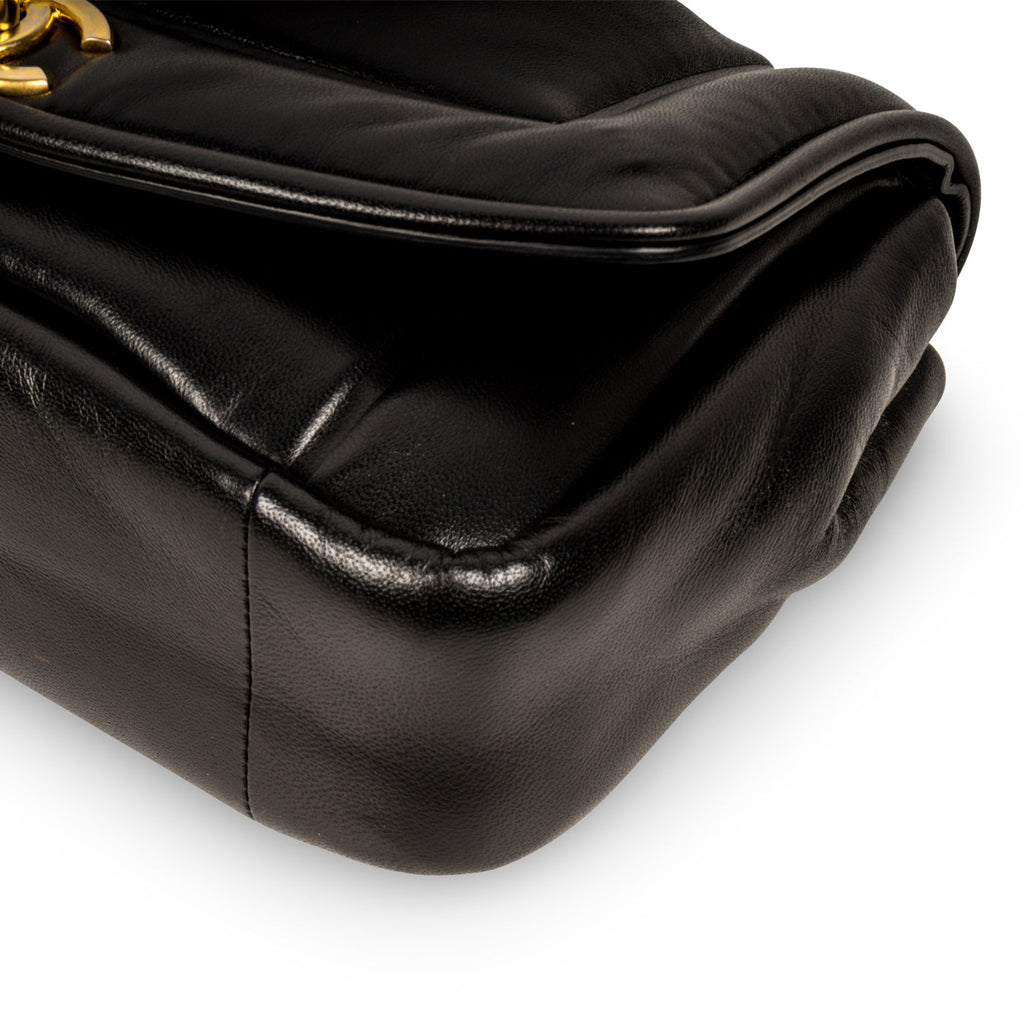 "Vintage" Puffy Flap Bag - Small