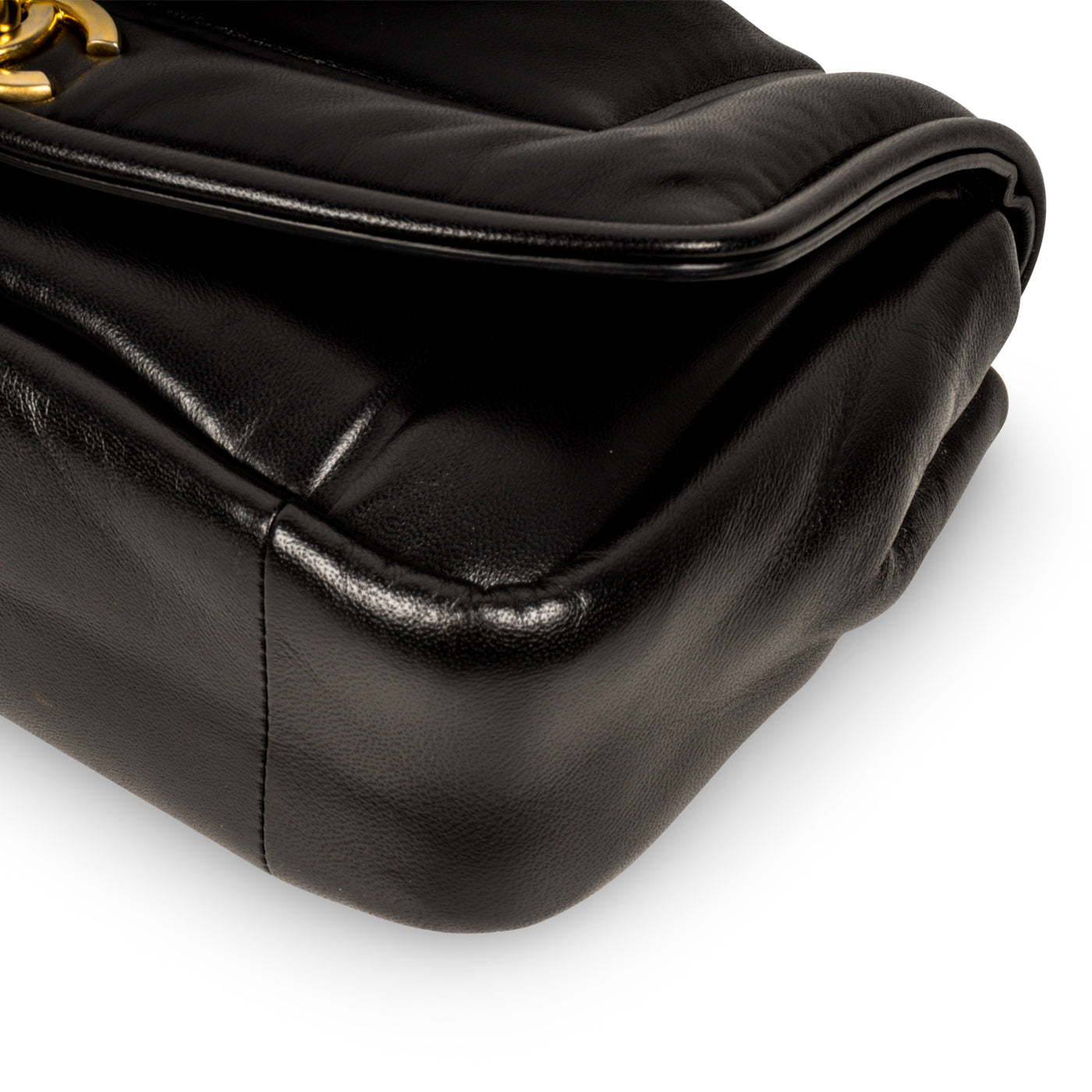 "Vintage" Puffy Flap Bag - Small