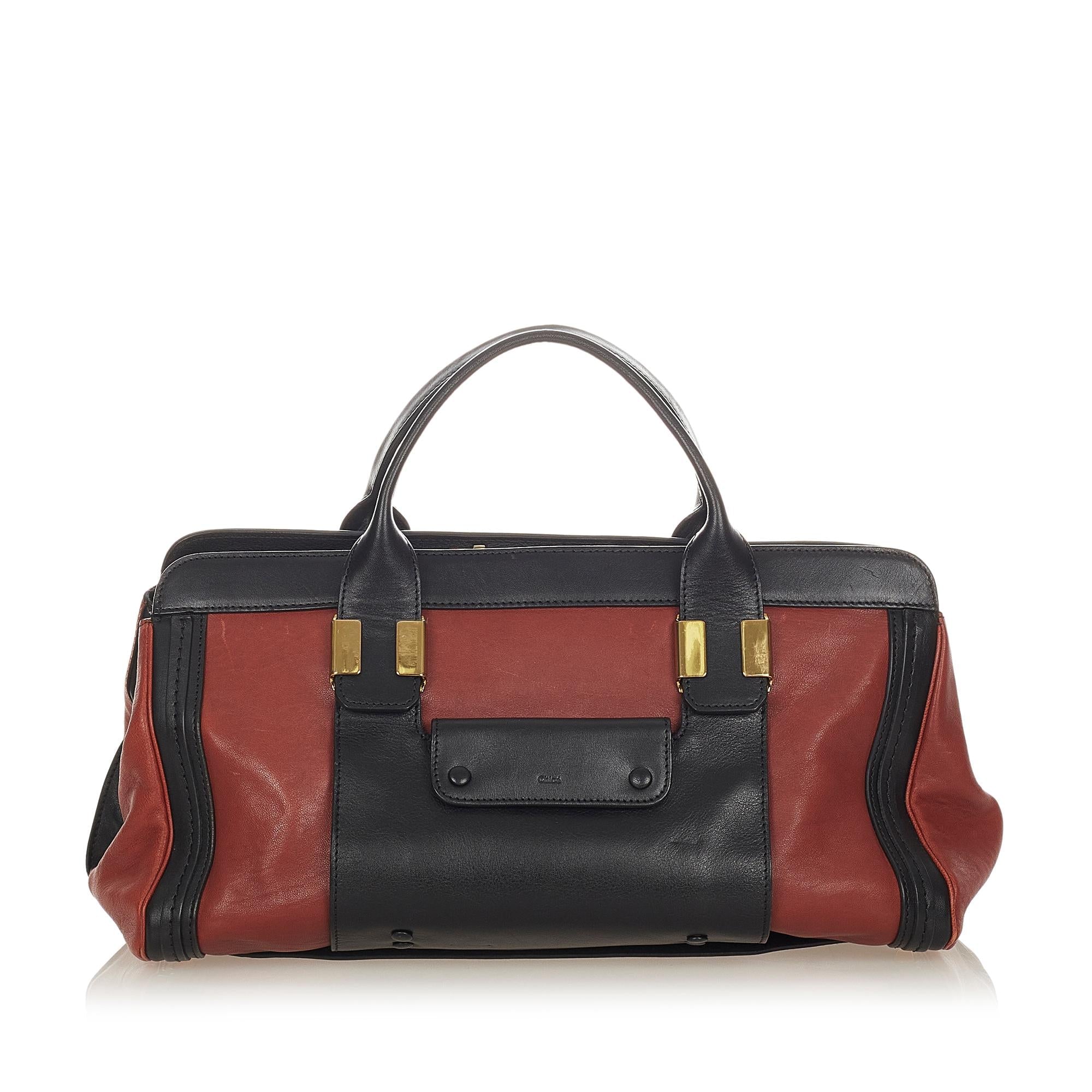 Chloe Alice Leather Satchel (SHG-25399)