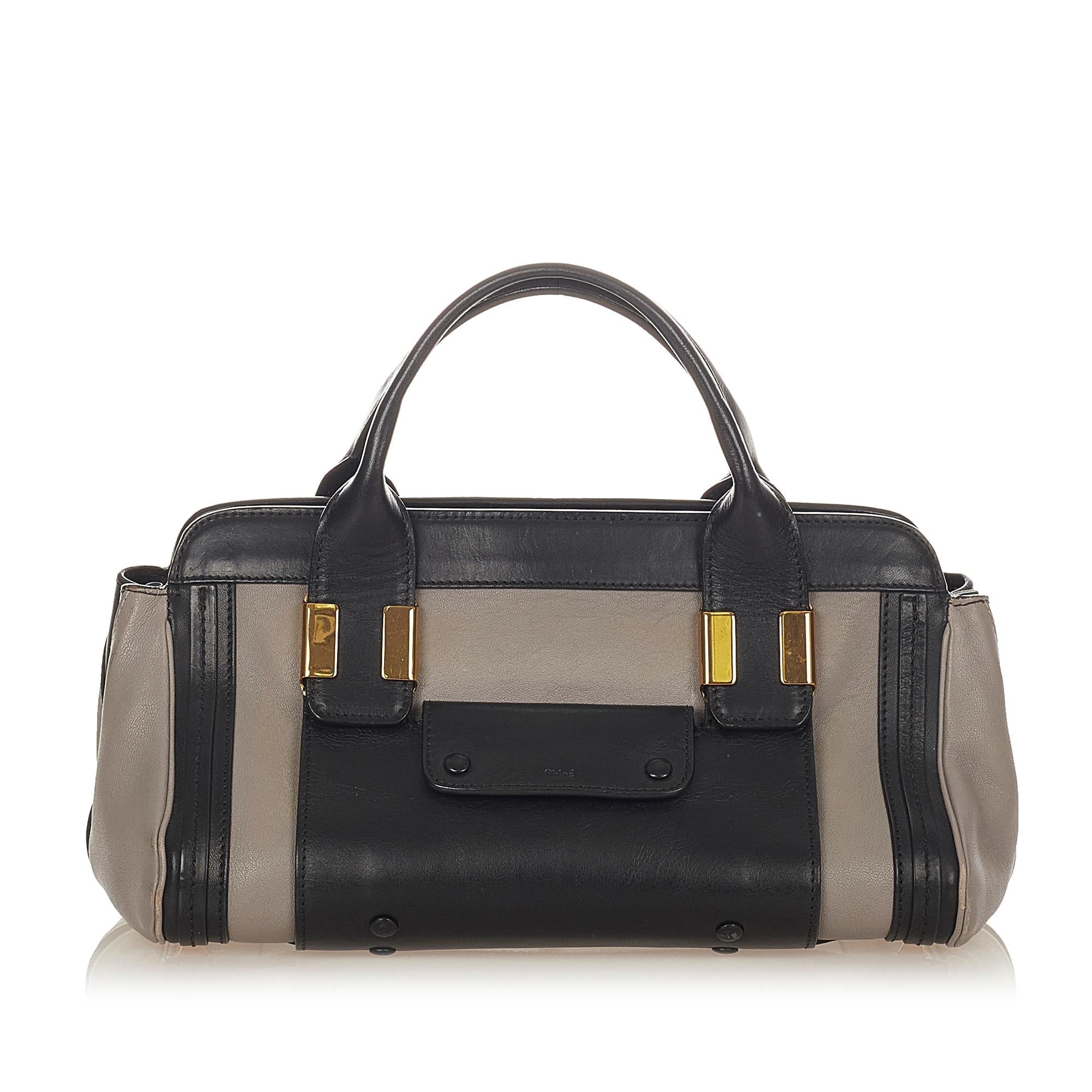 Chloe Alice Leather Satchel (SHG-26049)