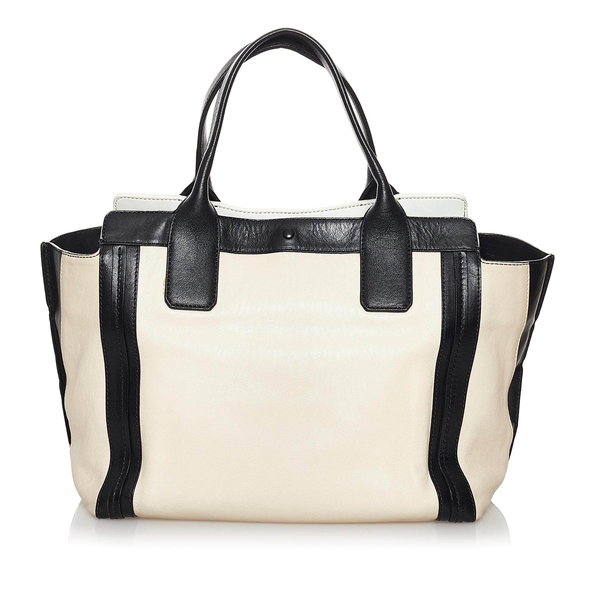 Chloe Alison Leather Tote Bag (SHG-30620)